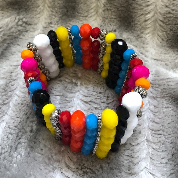 NWOT Multicolour Cuff Bracelet 🧡 - Picture 4 of 7